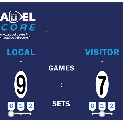 Tableau de Score Padel Score V2