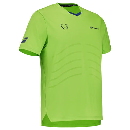 T-shirt Babolat Replica Crew Neck Tee Lebron Vert - 3/4