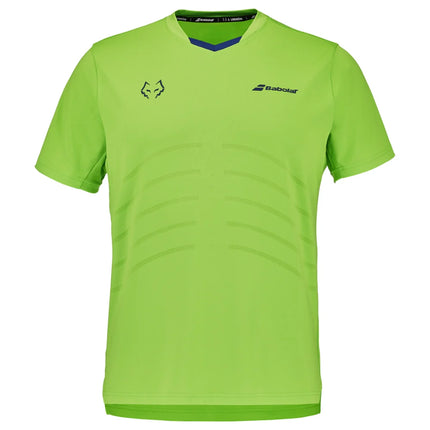 T-shirt Babolat Replica Crew Neck Tee Lebron Vert - Face