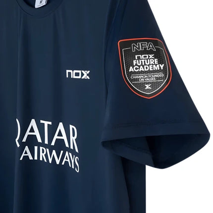 T-shirt Nox Replica Agustín Tapia AT10 Bleu Marine 2026 - Détail manche