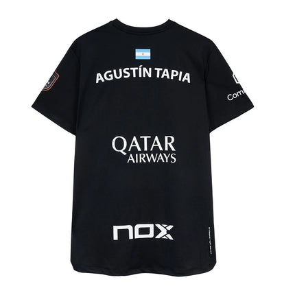 T-shirt Nox AT10 Sponsors 2026 noir - Agustín Tapia