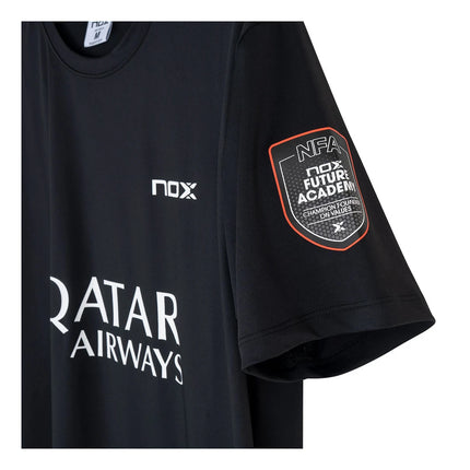 T-shirt Nox AT10 Sponsors 2026 noir - Agustín Tapia