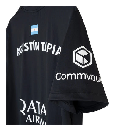 T-shirt Nox AT10 Sponsors 2026 noir - Agustín Tapia