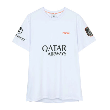 T-shirt Nox AT10 Sponsors 2026 noir - Agustín Tapia