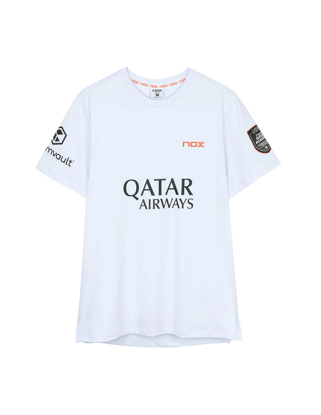 T-shirt Nox AT10 Sponsors 2026 noir - Agustín Tapia