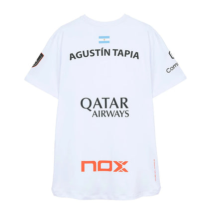 T-shirt Nox AT10 Sponsors 2026 noir - Agustín Tapia