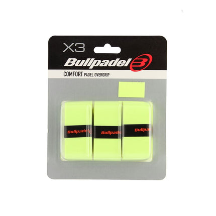 Surgrips Bullpadel Confort Jaune Fluo x3