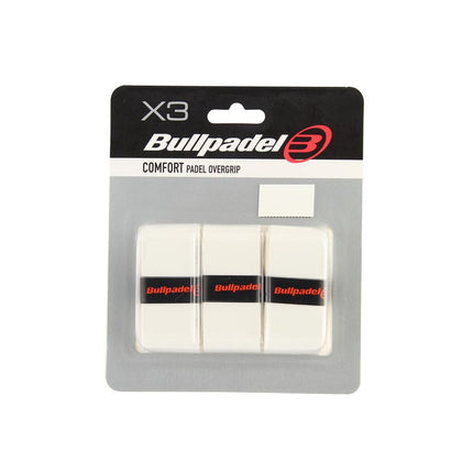 Pack 3 surgrips Bullpadel Comfort GB1200 Blanc