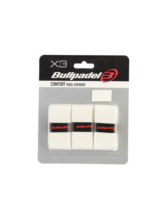 Pack 3 surgrips Bullpadel Comfort GB1200 Blanc